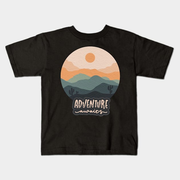 Let's travel Your Life is the best Adventure Explore the world travel lover fall autumn Kids T-Shirt by BoogieCreates